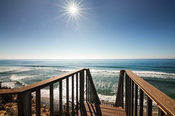 Stairs to Ocean